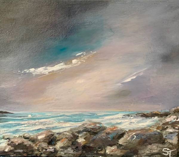 - Acrylic on Canvas, Painting by Suzanne Thomson, measuring 36 x 31 cm (H x W) £195